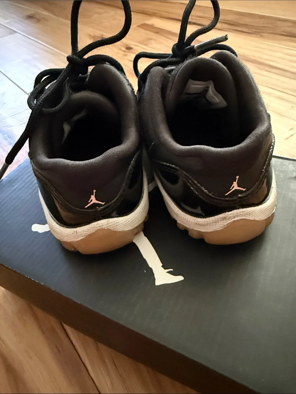 Black Kids Athletic Sneakers - Classic High-Top Size 8c